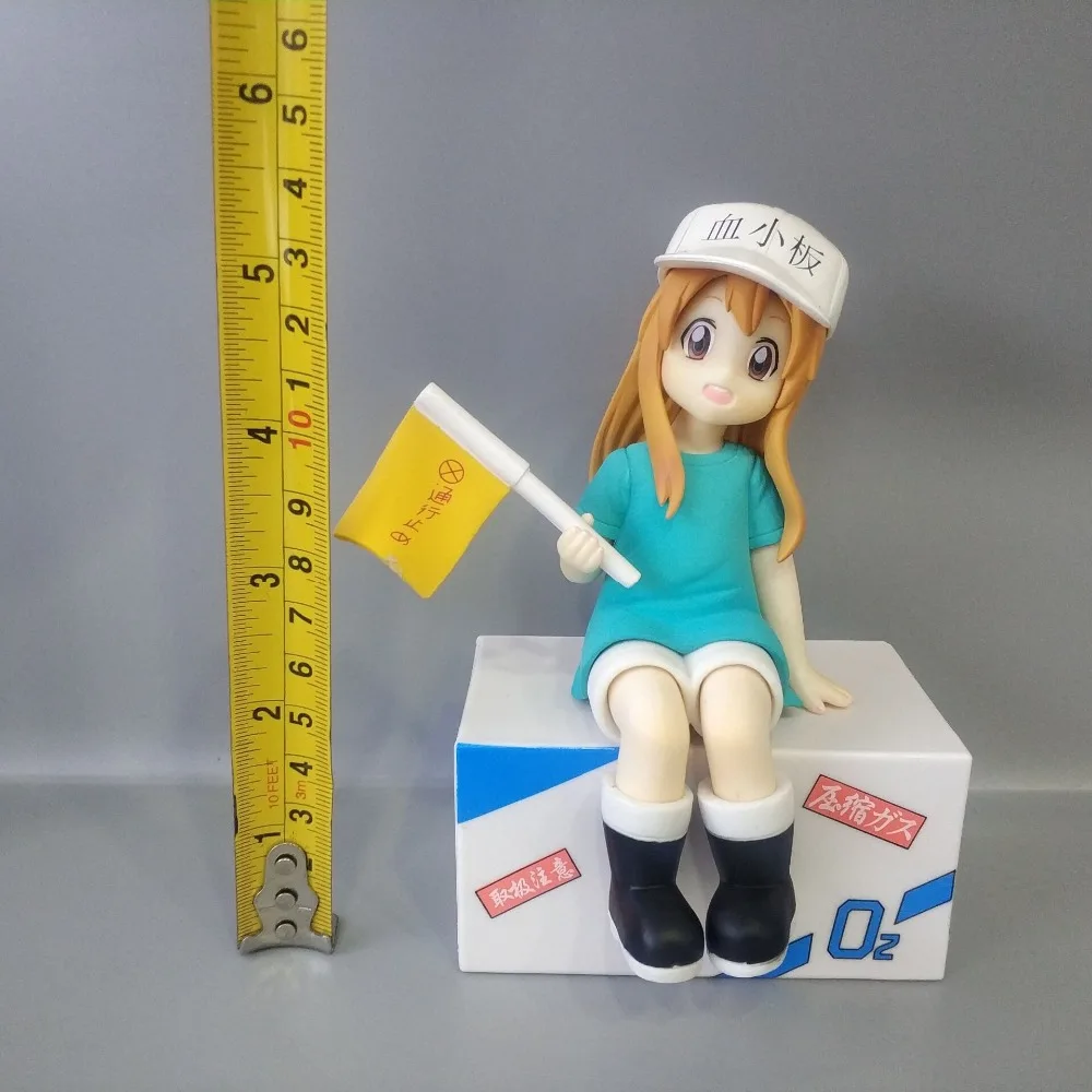 

14cm Anime Nendoroid Hataraku Saibou Platelet Kesshoban Cells At Work PVC Action Figure Collectible Model Toy Gift