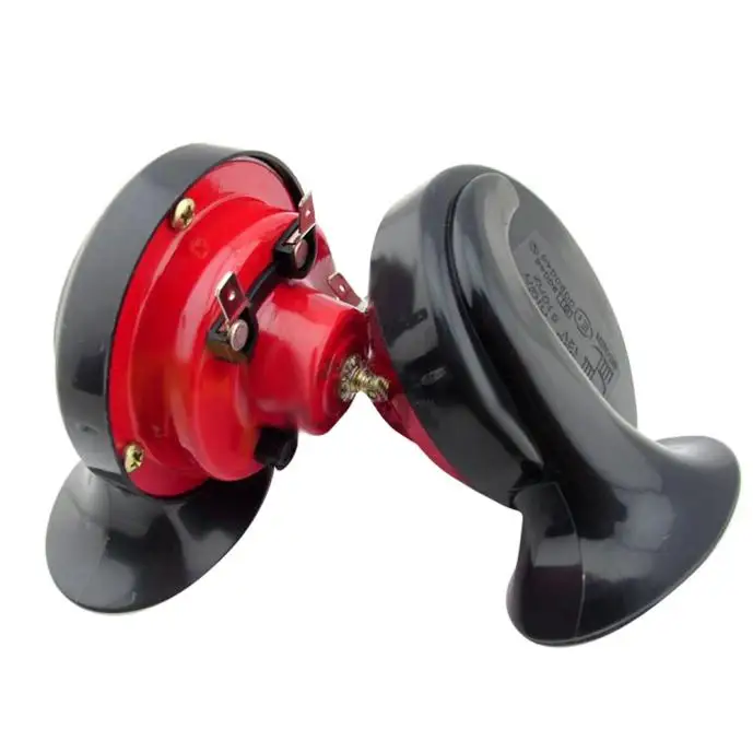 Par Cromo Caracol Estilo Bocina De Aire Doble Tono Proton