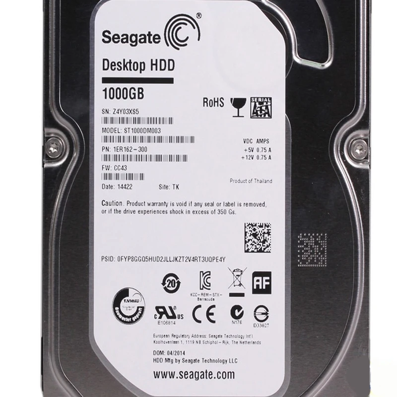 

1Tb Seagate 2.5inch SATA HDD Hard Disk for Standalone DVR Digital Video Recorder& NVR Network Video Recorder Surveillance System