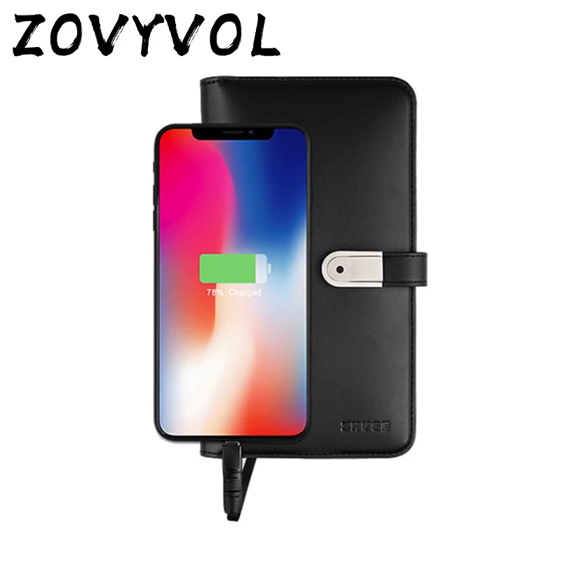 

ZOVYVOL 2019 Unisex Magic Long Smart Wallet With USB for Charging Wallet For Ipone And Android Capacity 8000 mAh And 16G U Disk