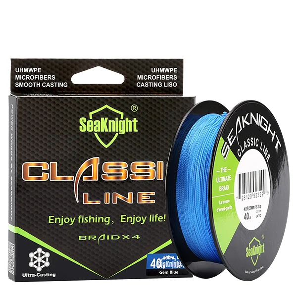 SeaKnight Classic Fishing Line 300M Braided 4 Strand PE Fishing Line Braid  Multifilament 6 8 10 15 20 30 40 50 60 80LB - AliExpress