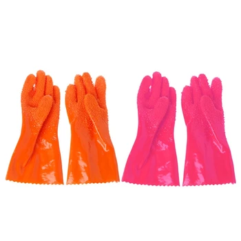 

Humanized 1 Pair Magic Quick Potato Fruit Peeler Gloves Vegetable Fruit Stripper Gadget