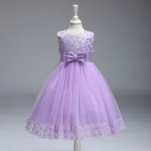 Ball Gown Floral Flowers Girl Dresses Appliques Bow Decoration Elegant Holy Wedding Party Dress First Communion Dresses floral girls ball gown dress luxury kids girl wedding clothing birthday party communion banquet vestidos appliques dresses s183