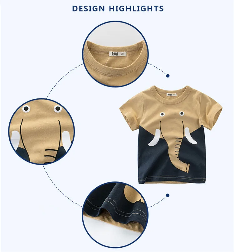 Брендовые топы для маленьких мальчиков летняя одежда футболка