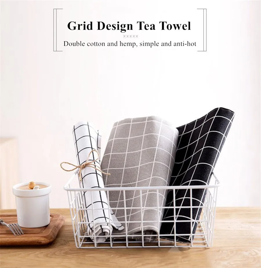3 PCS/SET Hot Sale Kitchen Towel Removable Napkins Simple Modern Style