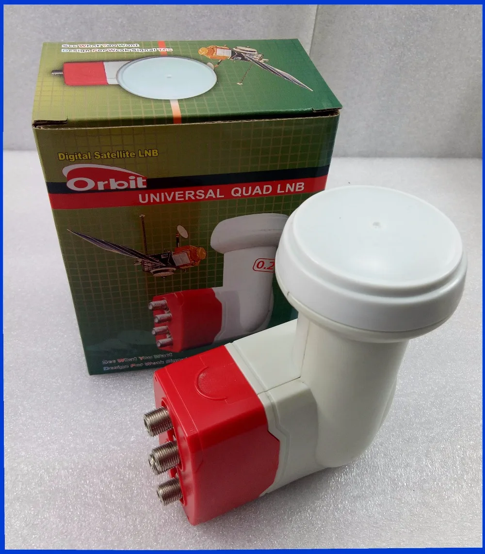 ORBIT DX 4100 digital HD Universal KU Band QUAD LNB High Gain Low noise