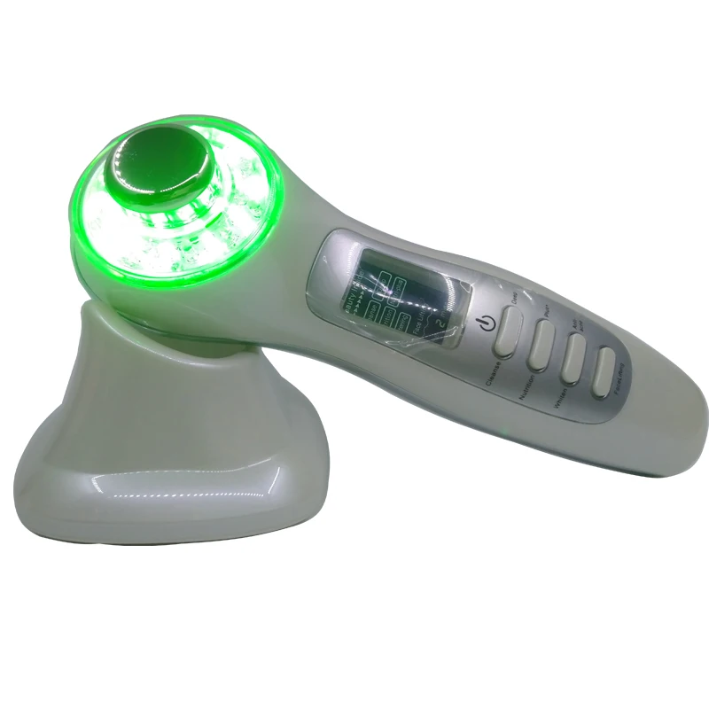 

7 IN 1 Skin Care Options Ultrasonic Photon And Galvanic Ion Deep Pore Cleaning Skin Lift Face Body Health Beautiful Instruments