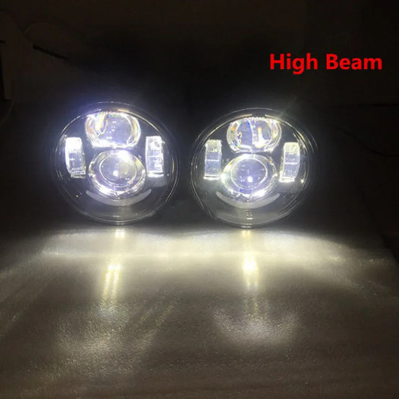 2 sztuk motocykl 5 Cal Moto okrągłe reflektory dla harley dyna FXDF Model światła drogowe 5 2 sztuk motocykl 5 Cal Moto okrągłe reflektory dla harley dyna FXDF Model światła drogowe 5