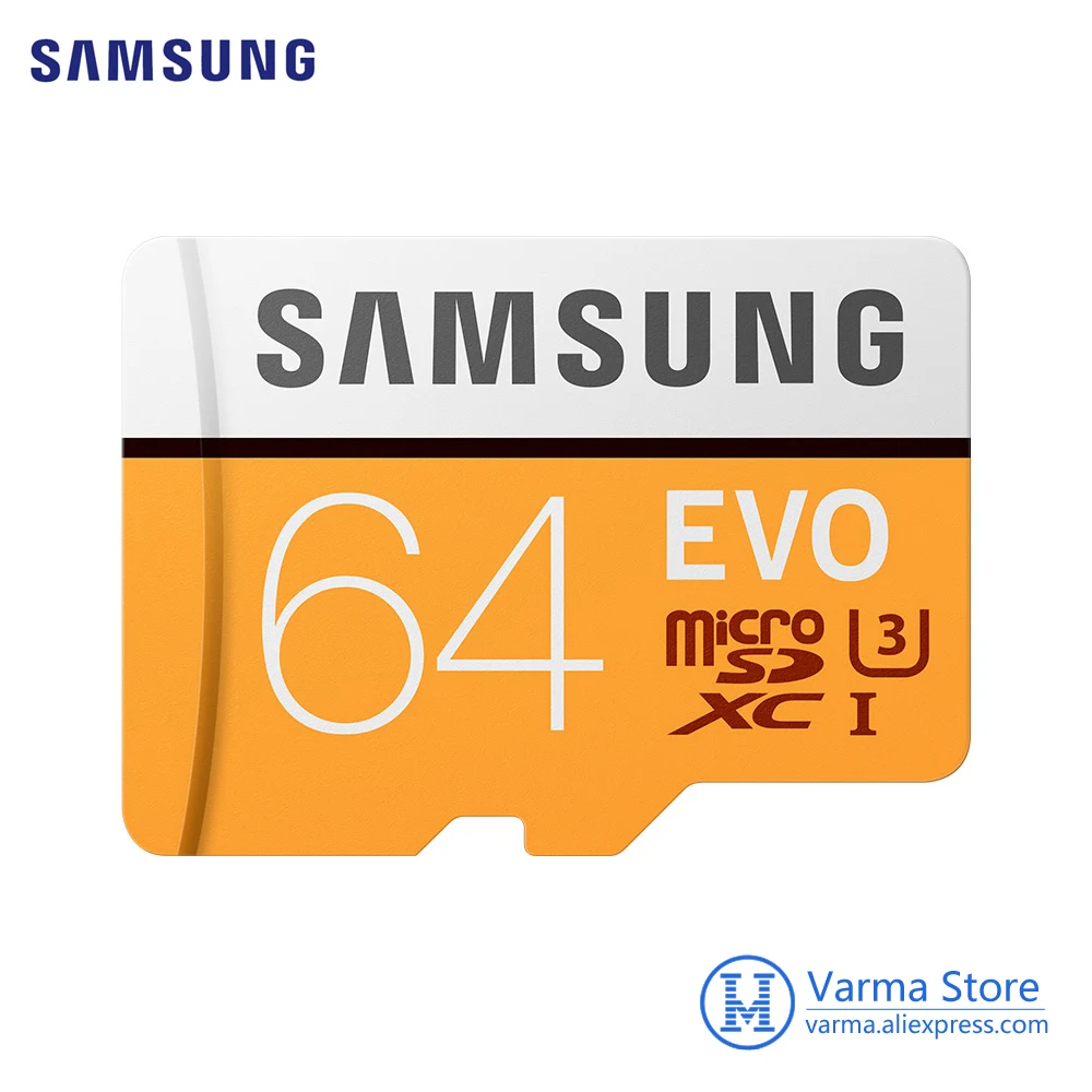 Оригинальный samsung TF карта MB-MP EVO + microSD 64 Гб памяти UHS-I U3 класс 10 4 к флэш-карта microSDXC |