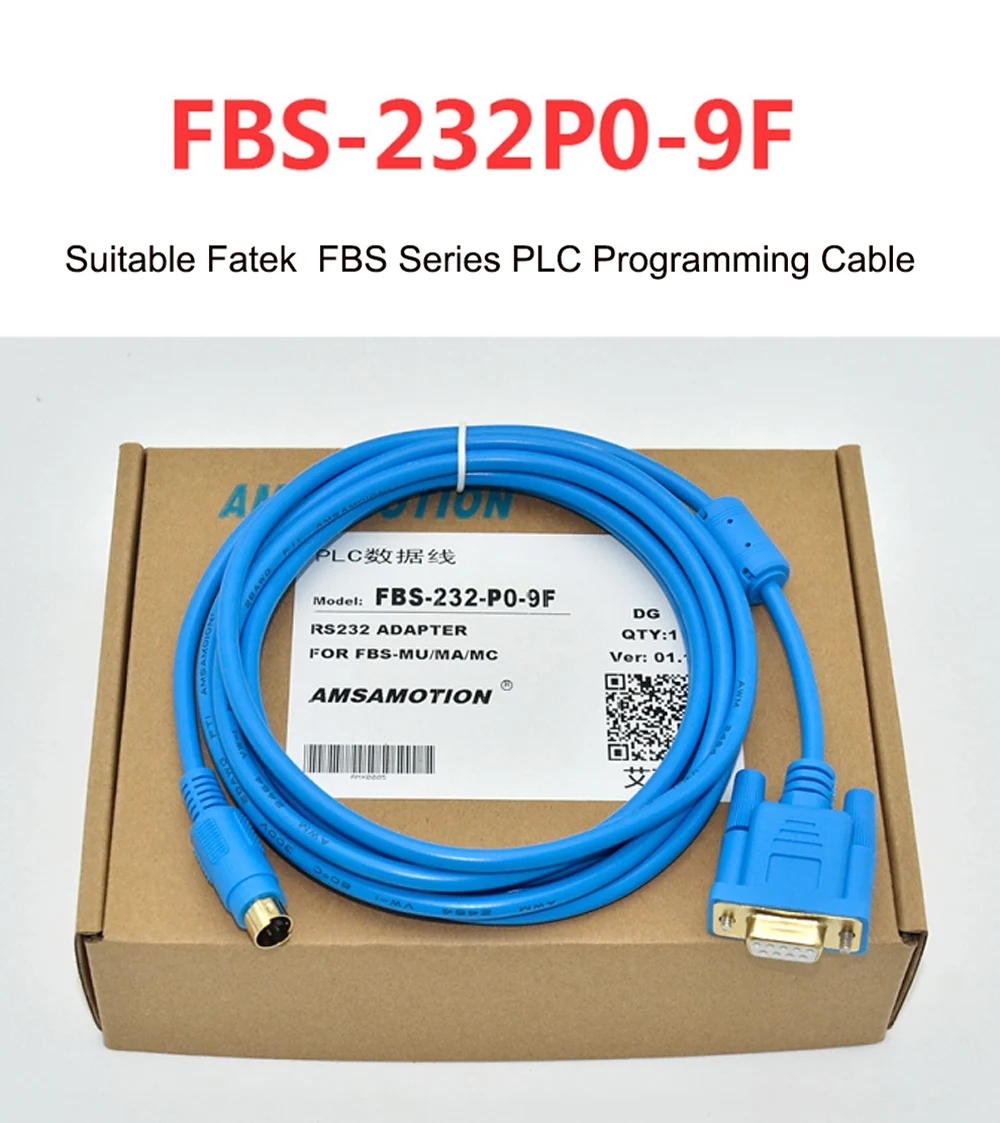 Подходит для Fatek FBS B1Z серии PLC Кабель для программирования PC-FBS кабель для загрузки FBS-232P0-9F FBS232P09F