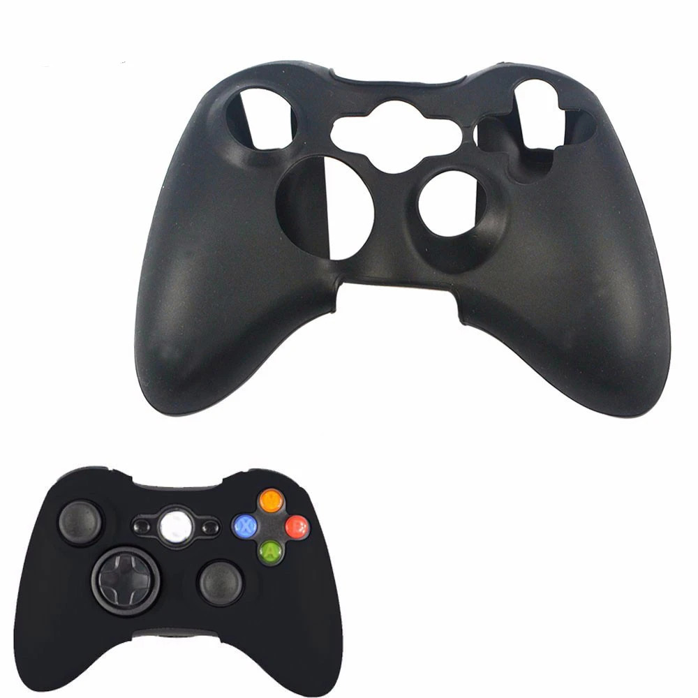 

5 Color Silicone Rubber Game Controller Protective Skin Case Gamepad Protector Soft Anti-Slip Cover for Xbox 360 Controller