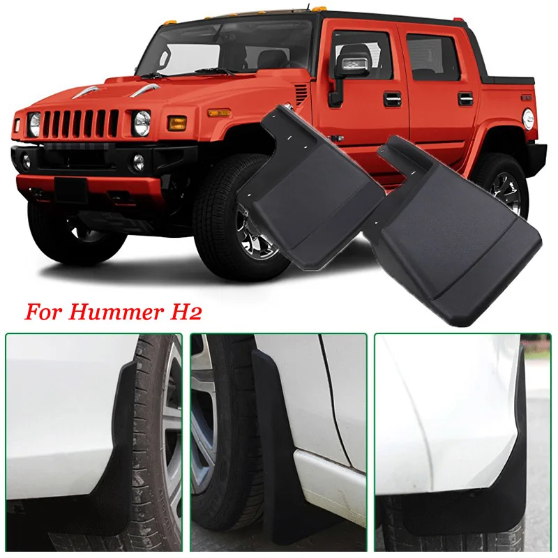 4 шт Премиум сверхпрочные литые Брызговики для Hummer H2