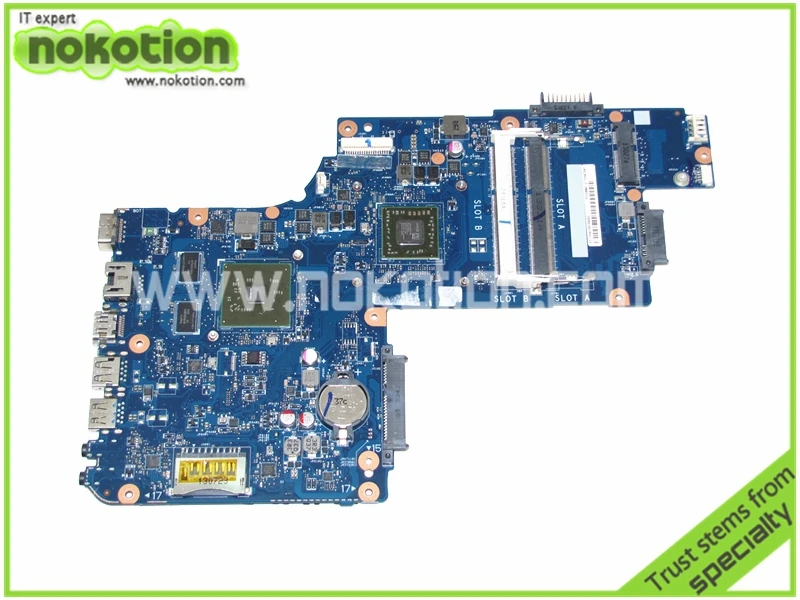 NOKOTION PT10AN DSC MB REV 2.1 laptop motherboard for toshiba satellite C50 C50D CPU 216-0841000 DDR3