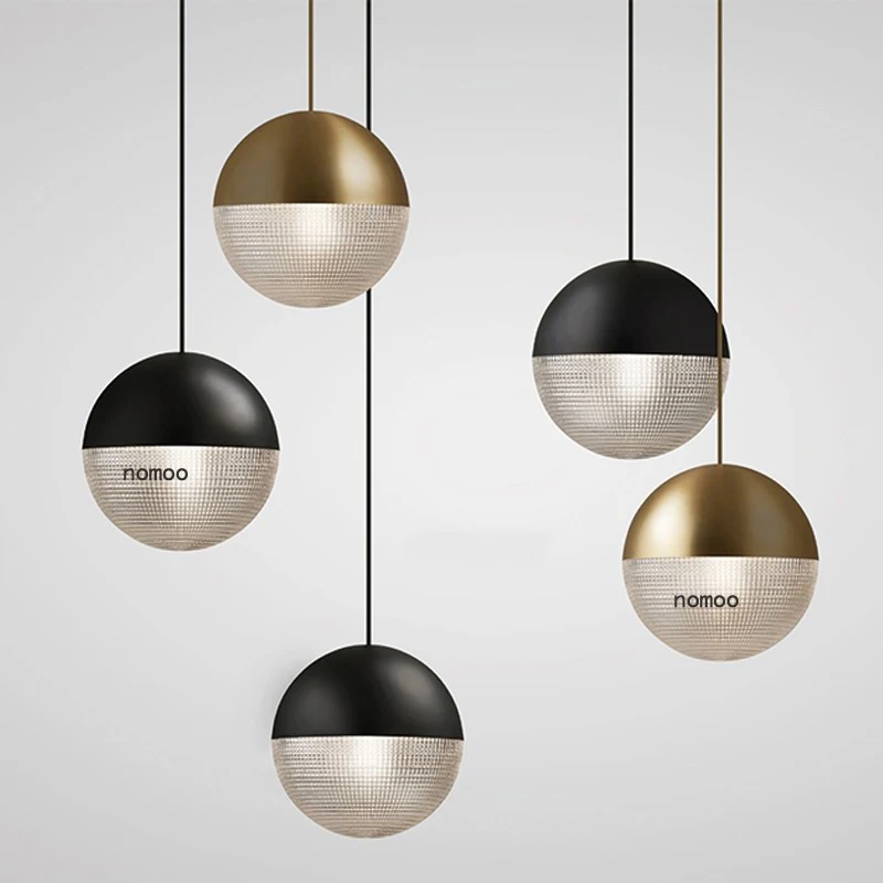 

Art Half Ball transmittance pendant lamp lights chandelier lighting led hanglamp loft decor lamps light fixtures dining room