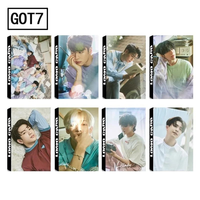 Новый 30 шт./компл. K-POP GOT7 Мини Фотоальбом карт DIY ЛОМО карта Почтовые открытки
