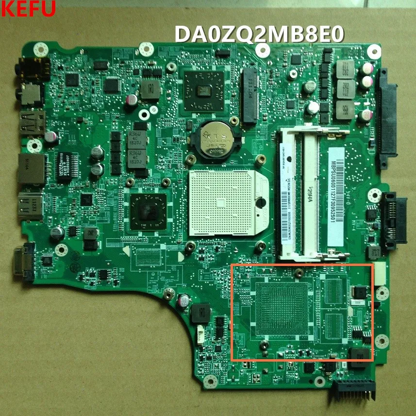 KEFU MBPSU06001 для acer 4553 Материнская плата ноутбука DA0ZQ2MB8E0 DDR3 полностью протестирована