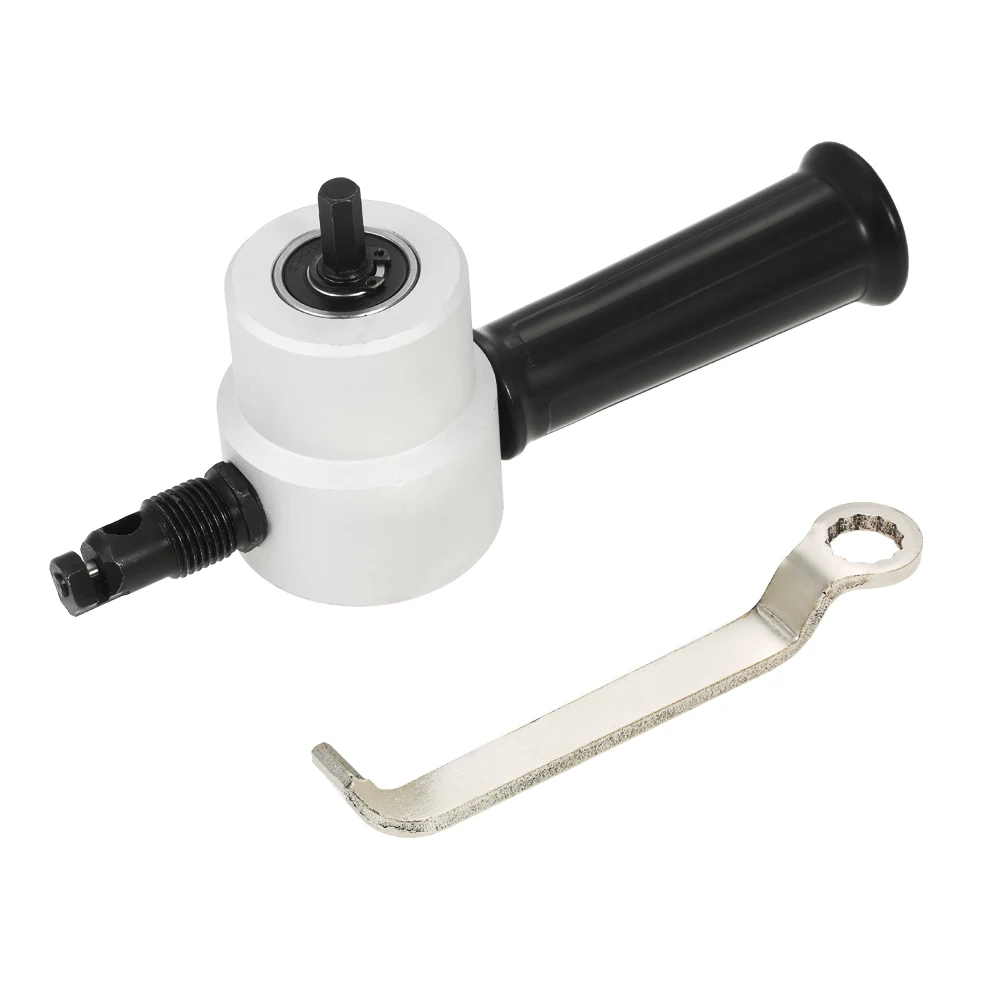 Meterk Nibbler Tool Metal Cutting Double Head Sheet Nibbler Saw Cutter