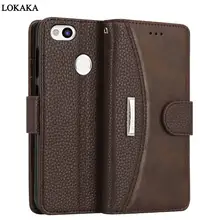 

LOKAKA Luxury PU Leather Cover Case for Huawei P9 Lite Mini Flip Wallet Full Protect For Huawei Nova lite 2017 Y6 Pro 2017 Cases