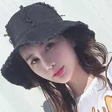 Новая Женская Ковбойская шляпа Корейская версия большого оттенка летняя шляпа Модная Повседневная пляжная шляпа