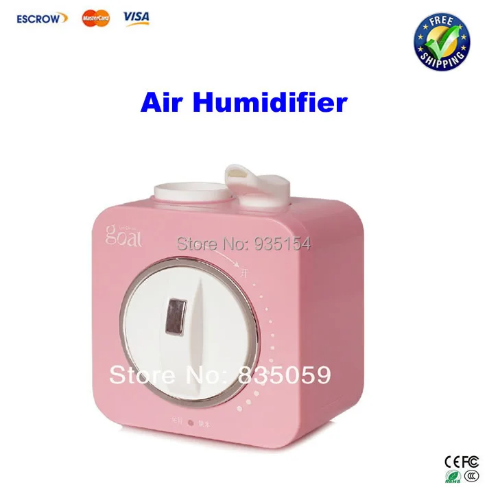 

high quality 0.6L air humidifier air moistener, mist maker purifier , user-friendly