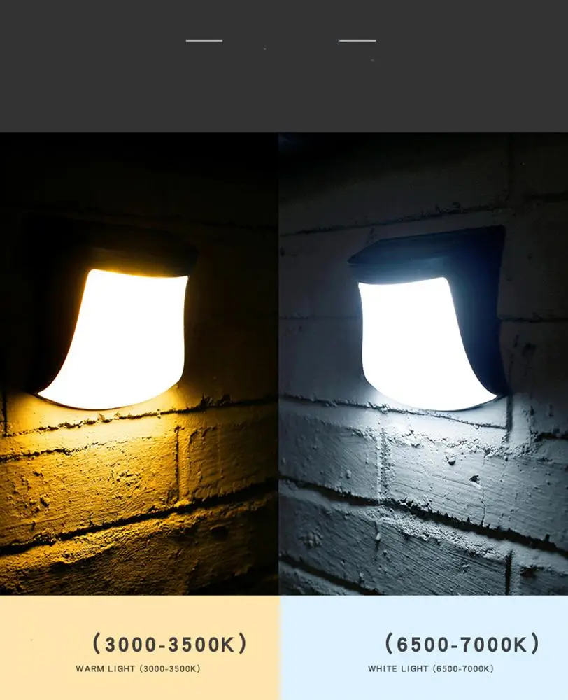 

5.5V LED Outdoor Solar Wall Light Waterproof Energy Saving Street Emergency Security Light Yard Path Home solar garden lamp