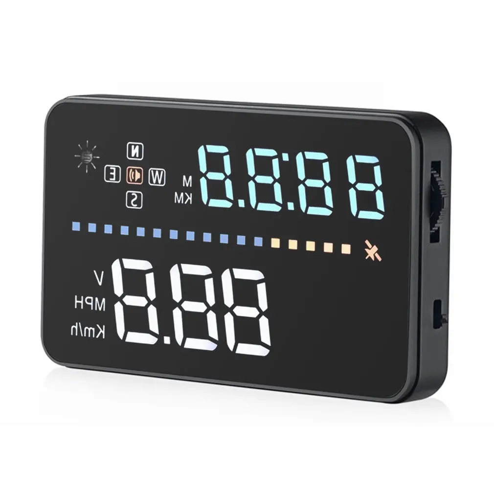 Универсальный 3," автомобиль A3 Hud Дисплей с OBD2 более Скорость Предупреждение Plug& Play автомобиля Скорость двигателя Скорость Температура воды