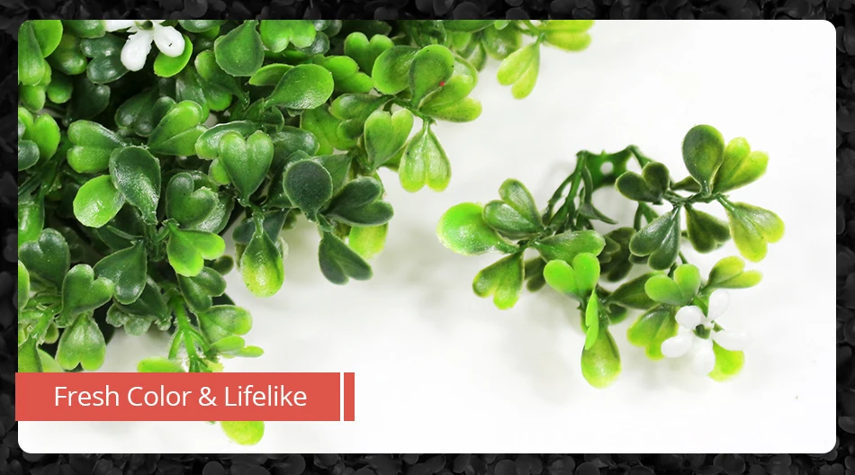 Artificial Boxwood Hedges Panels Privacy Synthetic Balcony Fencing 10x10 UV Privacy Ivy Fence Wall Home Garden Decoration3