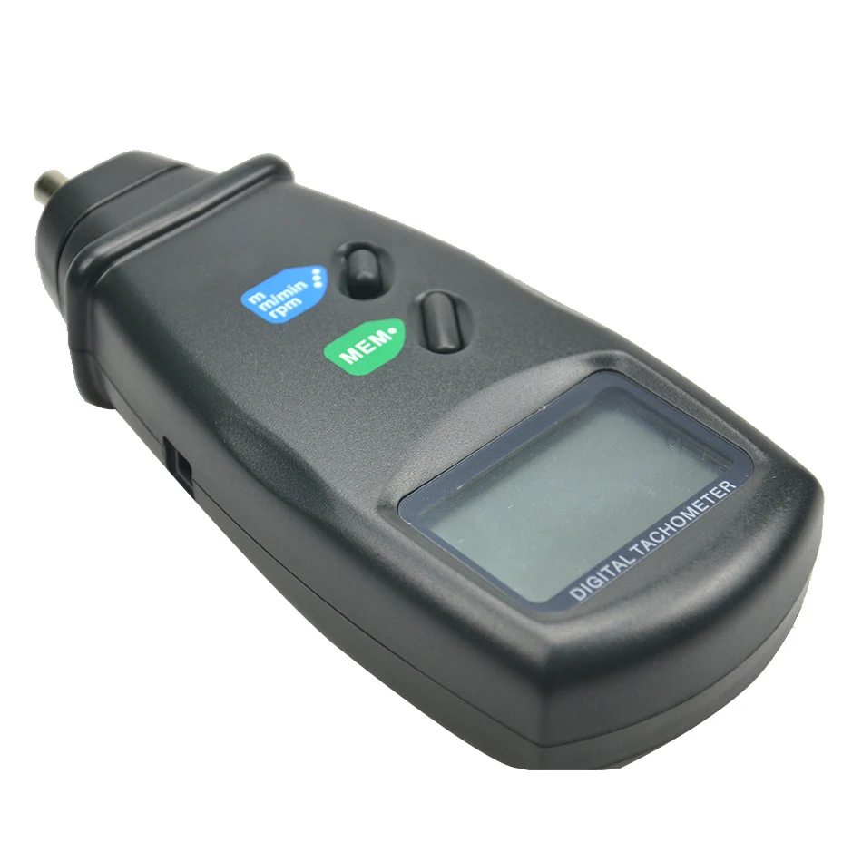 DT2235A цифровой контактный Тахометр 0,5 до 19999 ОБ/мин ЖК Авто Диапазон электронный спидометр об/мин измеритель скорости измерительные приборы