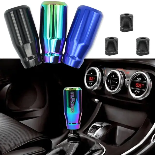 New Auto Car Universal Aluminum Manual Gear Stick Shift Shifter New Auto Car Universal Aluminum Manual Gear Stick Shift Shifter Covers