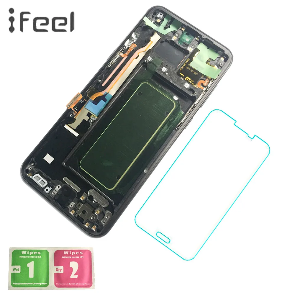 

IFEEL Super Amoled LCD for SAMSUNG Galaxy S8 Plus Display G955 G955F LCD Display + Touch Screen Frame S8 Plus LCD Screen