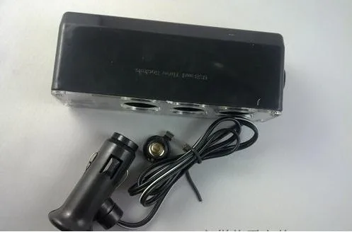 3 способа Авто розетка Разветвитель 12 в автомобильного прикуривателя Зарядное устройство адаптер питания разъем DC 12 В тройной разъем с одним USB