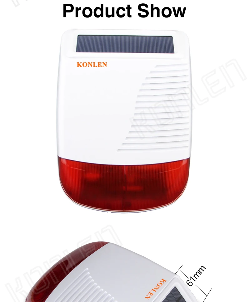 solar wireless siren 13