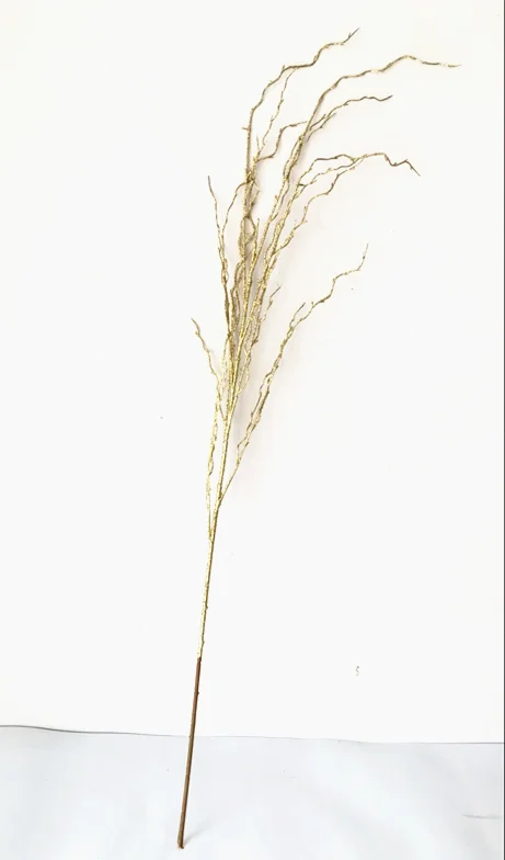 

140cm artificial golden silver dried branch glitter big size branch christmas decoration DIY source material