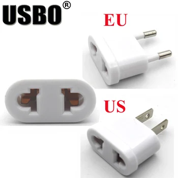 

White 10A 250V universal travel adaptor plug UK/US/AU/EU(4.0/4.8MM) 2Pins Mini portable power adaptor plug socket converter