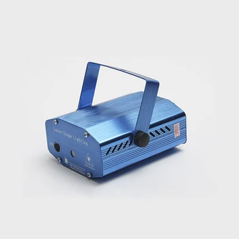 

1pc Mini LED Laser Projector Christmas Decorations Laser Disco Light Laser Light Dj Voice-activated Disco Xmas Party Club Light