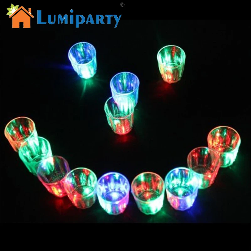 

AKDSteel 24 pcs/lots LED Flash Light Up Cups Flashing Shots Light 24 LED Bar Night Club Party Drink LED Night Light