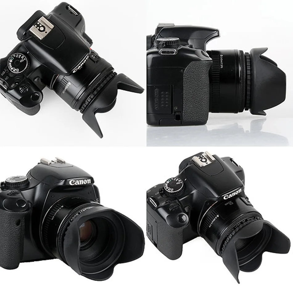 CADEN 40 5 мм тюльпан Цветочная бленда для объектива Sony Alpha A6500 A6300 A6000 A5100 A5000 фотолампа