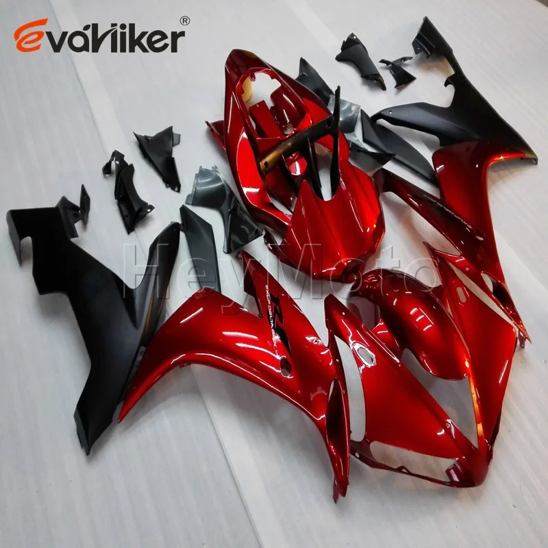 Пользовательские+ мотоцикл капот для YZF-R1 2004 2005 2006 YZF-R1 04 05 06 розовый черный корпус из АБС комплект двигатель обтекатель - Цвет: R