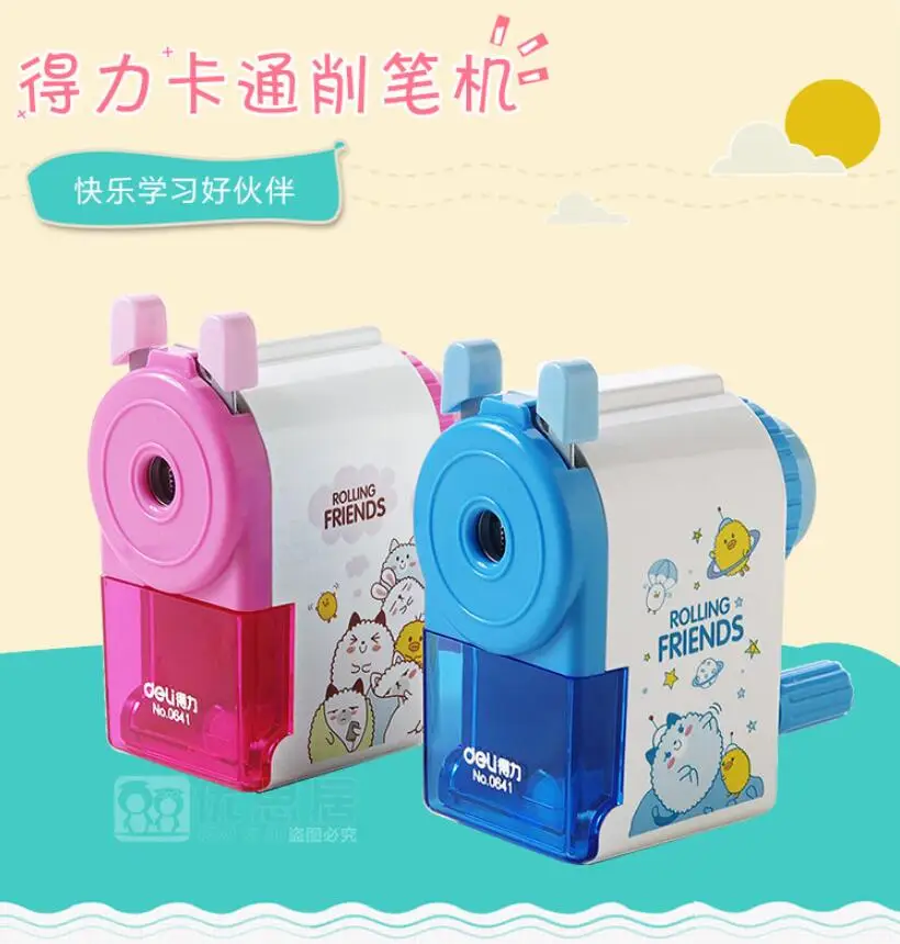 Apontadores de Lápis para as Crianças da Escola Apontador de Lápis dos Desenhos Estacionária Animados Cor 3 High Quality Material escolar e de escritório