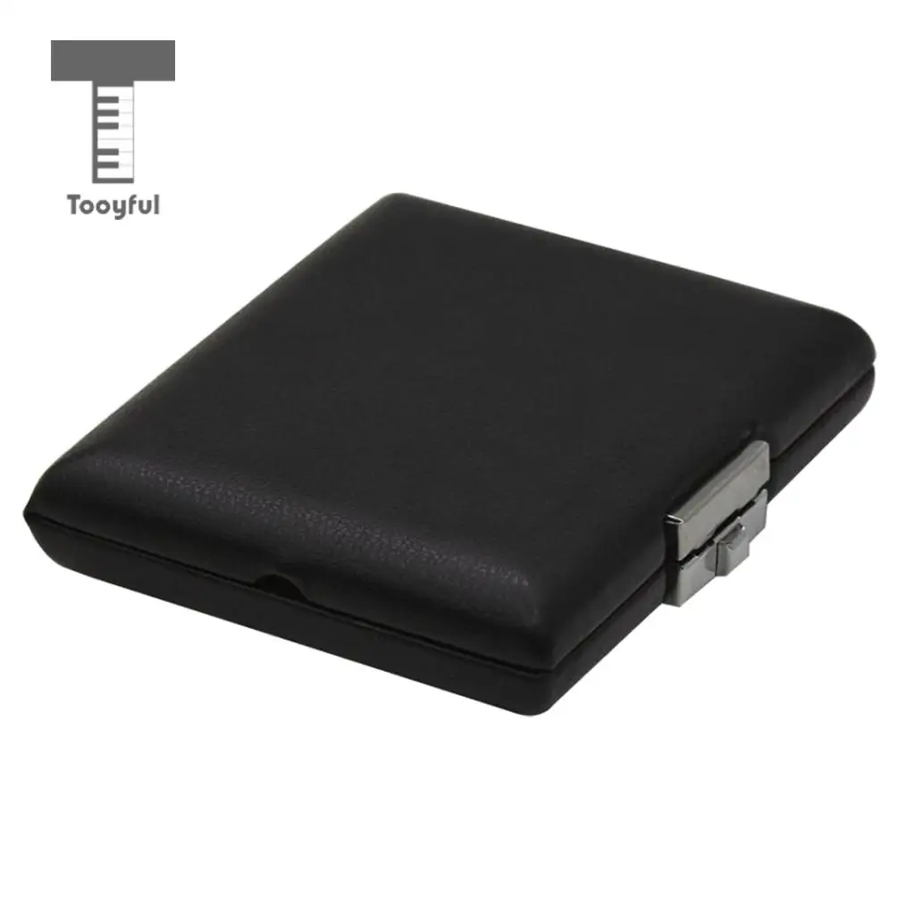 PU Leather Oboe Basson Bassoon Reed Case Storage Box Black Woodwind Instruments Parts