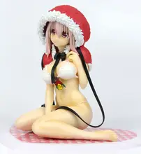 Free Shipping Japanese Anime Sex Doll Super Sonic Action Figure 14 CM PVC Sexy Sonic Bikini Version Toy Figures Christmas Gifts