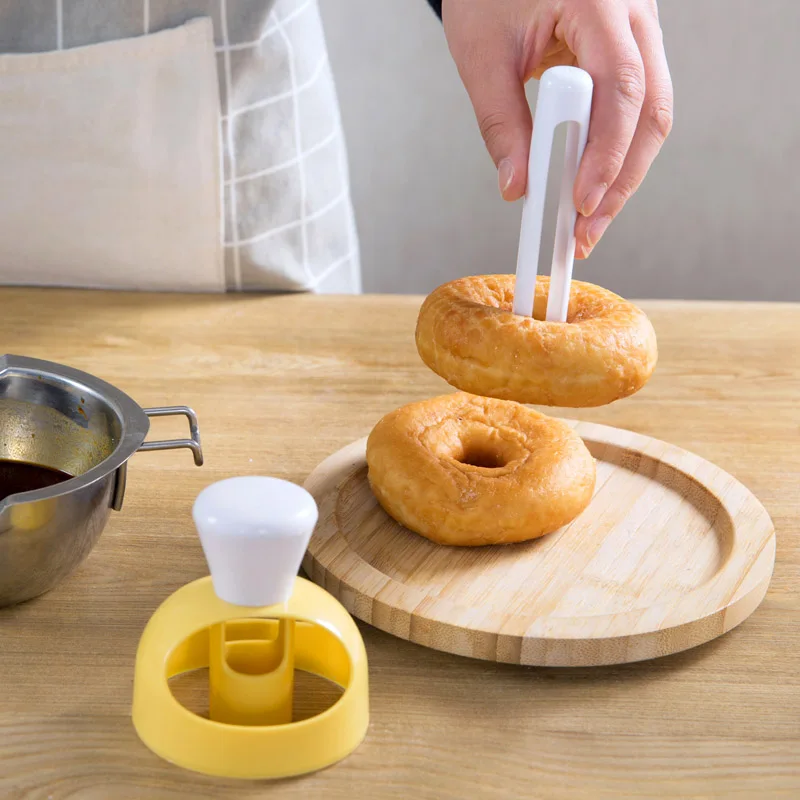 Пластик прибор для приготовления пончиков форма для машины десерты Хлеб Кондитерская пекарня, Выпечка инструменты резак трафарет для торта кухня инструмент