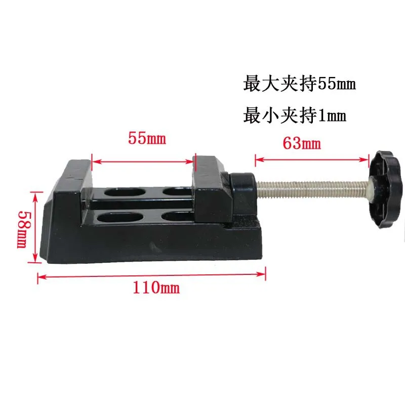 

High-quality Jaw Carving Bench Clamp Drill Press Mayitr Flat Vice Opening Parallel Table Vise DIY Sculpture Craft 55 mm clamped
