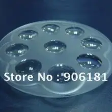 HKB-100 Высококачественная светодиодная оптическая линза, размер: 100X8 мм, 50 градусов, чистая поверхность, pmma-материалы