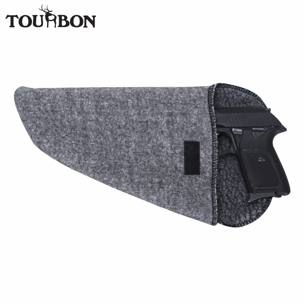Tourbon Tactical Silicone Treated Gun Storage Case Pistol Firearm Socks