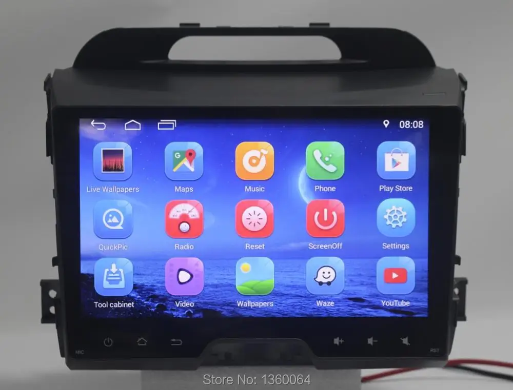 Discount Nedehe Quad core 2G RAM+16G ROM Android 6.0 car dvd gps navigation car radio stereo for KIA sportage 2011 2012 2013 2014 2015 9