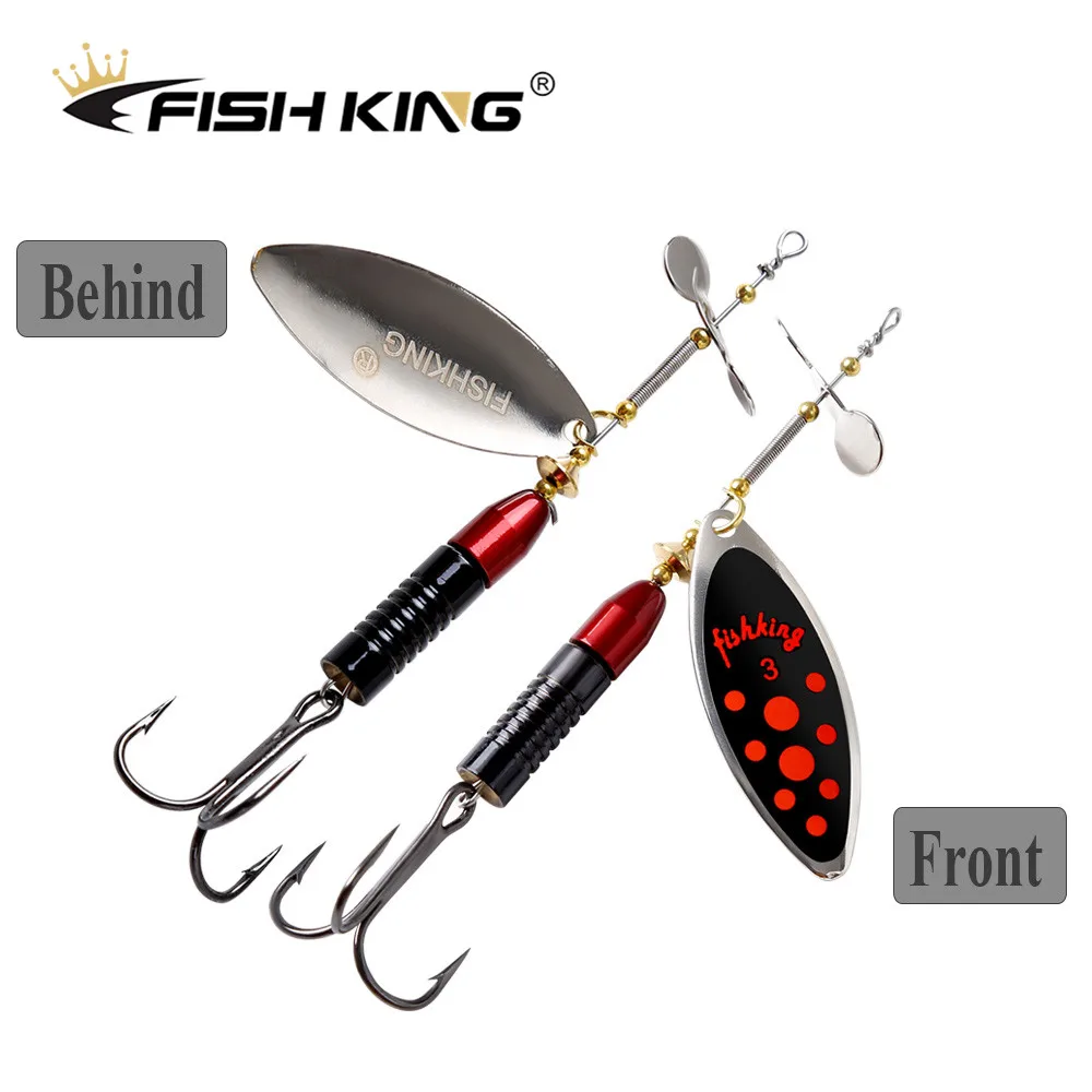 FISH KING 1 шт. 20 г Длинные литые рыболовные приманки для глубокого бега Спиннер