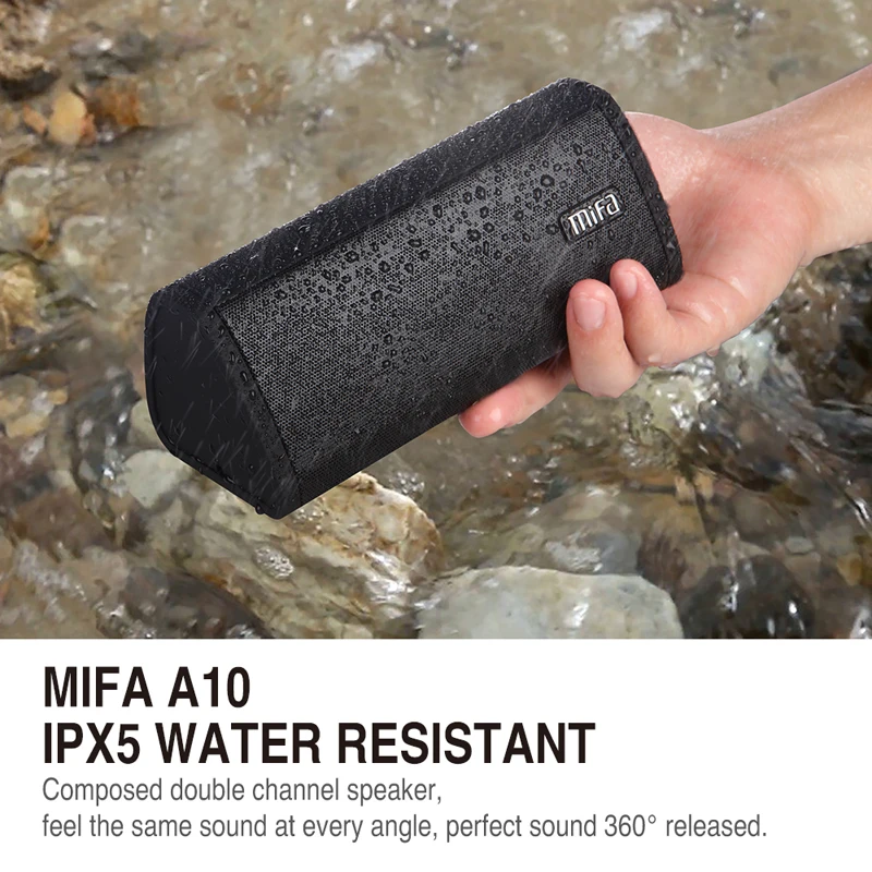Alto-falante sem Fio Aux com Microfone para Android Mifa Bluetooth Portátil Estéreo Grande Potência 10 w Sistema Mp3 Música Áudio Iphone A10 Som - Image 2