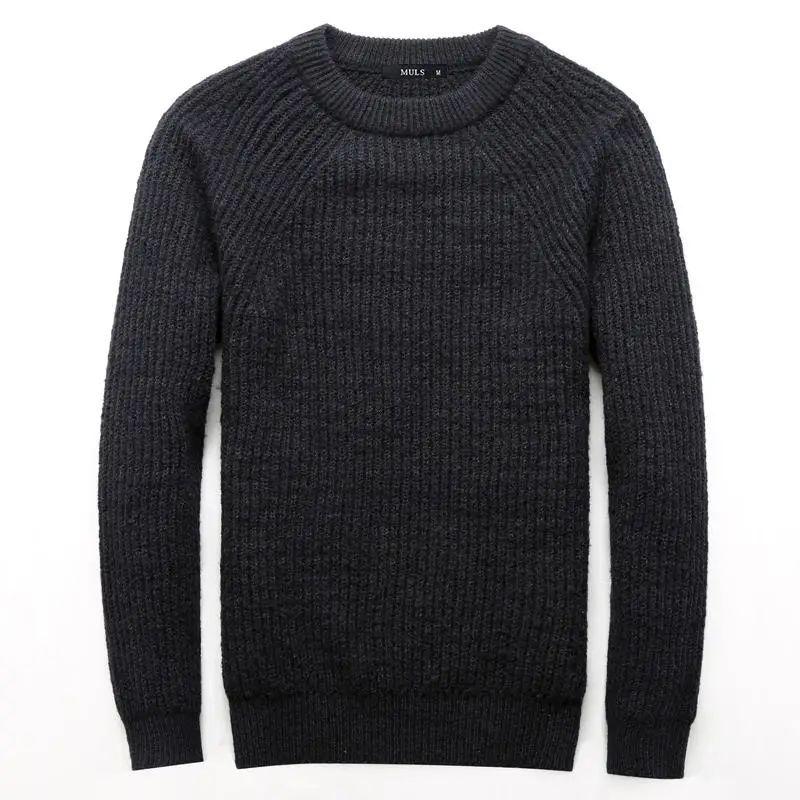 4 цвета, тяжелый вязаный свитер, мужские пуловеры, толстый зимний теплый свитер, джемперы для женщин, осенняя мужская женская одежда, трикотаж, плюс размер 4XL - Цвет: Black