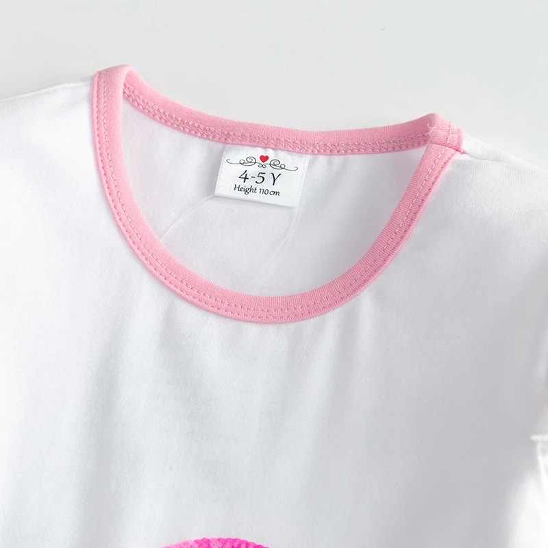 Dxton/Одежда для девочек; детская футболка; футболка с длинными рукавами для девочек; топы принцессы с аппликацией в виде бабочек и цветов; осенне-зимняя футболка для девочек